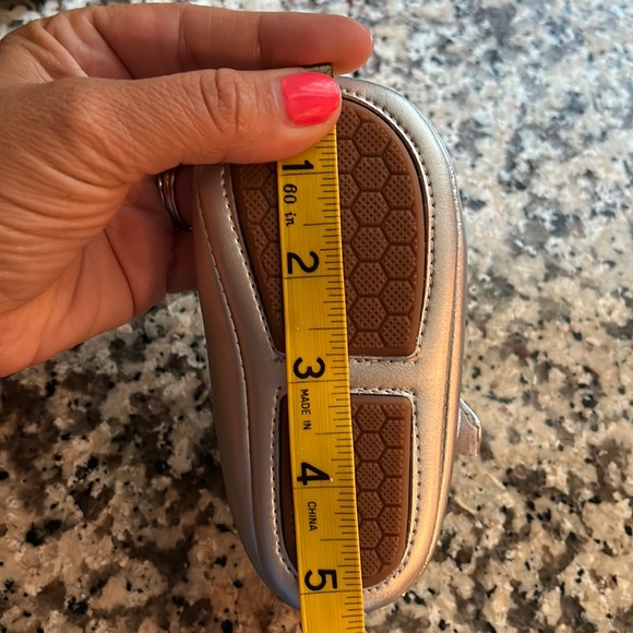 Brand new Silver Dress Shoes- Baby Girl - Picture 8 of 9